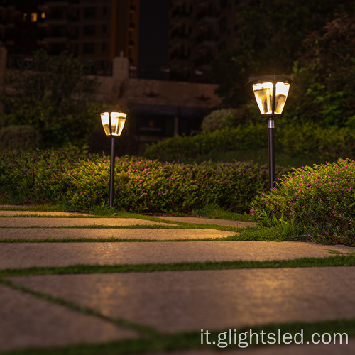 Luce solare a LED da giardino impermeabile da 1,5 W per esterni